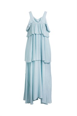 Rabens Saloner Kjole - Juna Airy Fill Dress, Light Blue